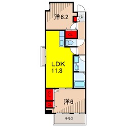 アグリーブル南水元の物件間取画像